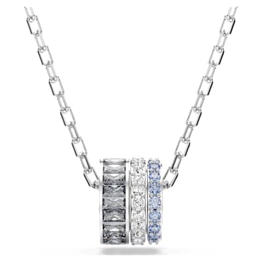 Connexus pendant, Mixed cuts, `Love is around`, Multicolored, Rhodium plated - Swarovski, 5690041