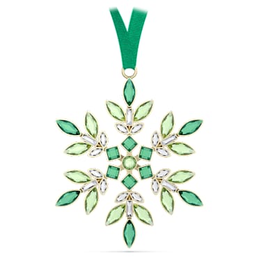 ชิ้นงานประดับตกแต่งสำหรับวันหยุดเทศกาล Gema สีเขียว - Swarovski, 5691044