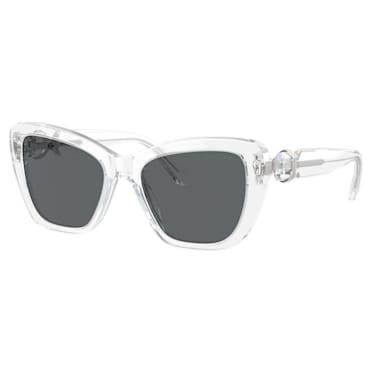 Sonnenbrille, Quadratische Form, SK6018, Weiß - Swarovski, 5691736