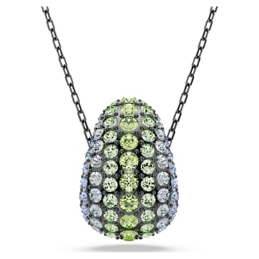 Sublima pendant, Round cut, Multicolored, Ruthenium plated - Swarovski, 5692112