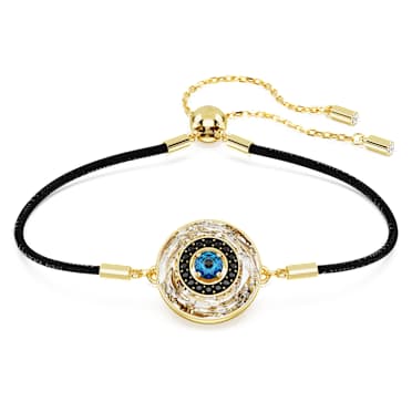 Symbolica bracelet, Evil eye, Multicolored, Gold-tone plated - Swarovski, 5692167