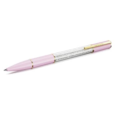 Crystalline Lustre ballpoint pen, Pink, Gold-tone plated - Swarovski, 5693725