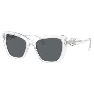 Sunglasses, Square shape, SK6018, White - Swarovski, 5695968