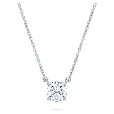 Eternity pendant, Laboratory grown diamonds 0.5 ct tw, 14K white gold - Swarovski, 5696888