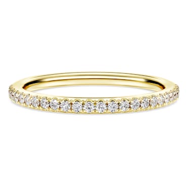 Eternity band ring, Laboratory grown diamonds 0.2 ct tw, 14K yellow gold - Swarovski, 5697000