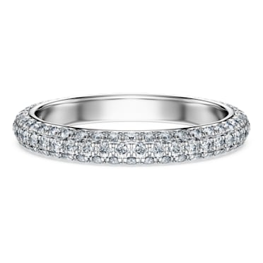 Eternity band ring, Laboratory grown diamonds 0.75 ct tw, 18K white gold - Swarovski, 5697710