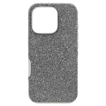 High Smartphone Schutzhülle, iPhone® 16 Pro, Silberfarben - Swarovski, 5698778