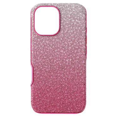 Ovitek za mobilni telefon High, Barvno prelivanje, iPhone® 16, Roza - Swarovski, 5698785