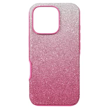 เคสสมาร์ทโฟน High, ไล่โทนสี, iPhone® 16 Pro, ชมพู - Swarovski, 5698787