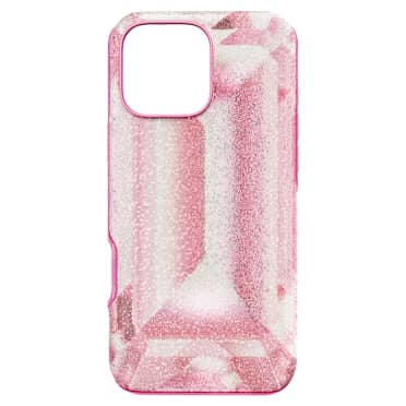 Husă pentru smartphone High, Motiv imprimat cu cristal, iPhone® 16 Pro Max, Roz - Swarovski, 5700009