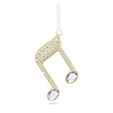 Holiday Magic Double Music Note Ornament - Swarovski, 5701279