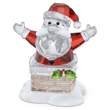 Holiday Cheers Santa Claus and Chimney - Swarovski, 5701507