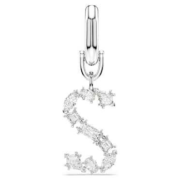 Symbolica bedel, S, Wit, Rodium toplaag - Swarovski, 5706331