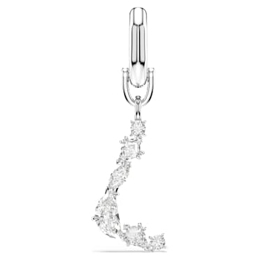 Symbolica Charm, L, Weiß, Rhodiniert - Swarovski, 5706332