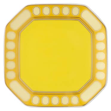 Signum Vide-poche, Porzellan, Gelb - Swarovski, 5706892