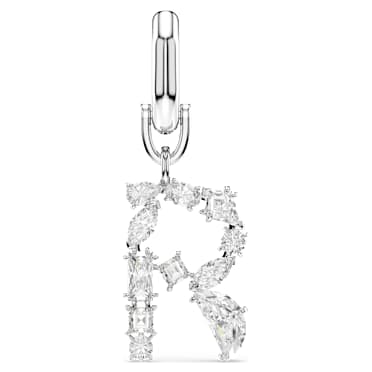 Symbolica bedel, R, Wit, Rodium toplaag - Swarovski, 5707282