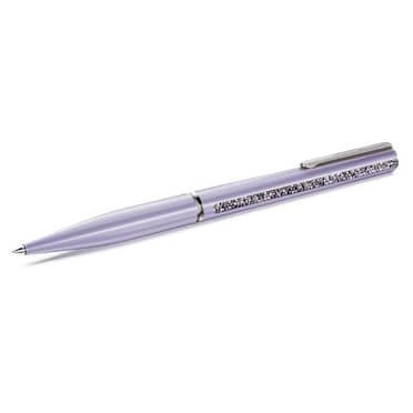 Crystal Shimmer Glide ballpoint pen, Purple, Purple lacquered, Chrome plated - Swarovski, 5707707