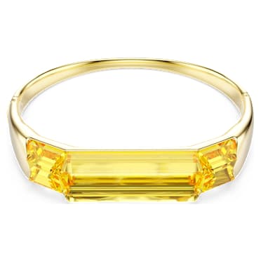 Lucent 手鐲, 黃色, 18K 金飾面 - Swarovski, 5708778