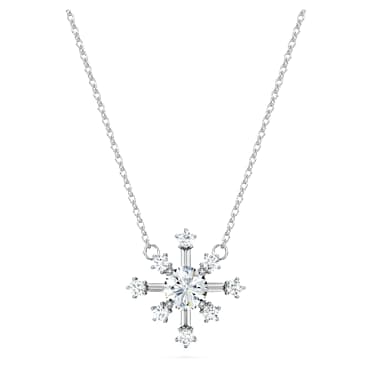 Galaxy pendant, Lab-grown diamonds 0.5 ct tw, Round shape, 14K white gold - Swarovski, 5710645