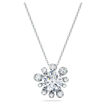 Galaxy pendant, Lab-grown diamonds 2 ct tw, Round shape, 14K white gold - Swarovski, 5710680