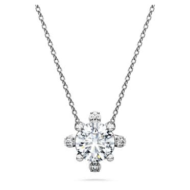Galaxy pendant, Lab-grown diamonds 1.05 ct tw, Round shape, 14K white gold - Swarovski, 5710683
