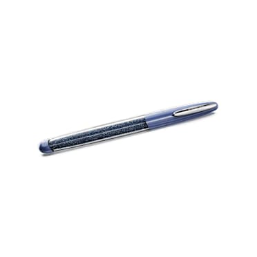 Crystalline Nova Rollerball Pen, 藍色, 鍍鉻 - Swarovski, 5717138