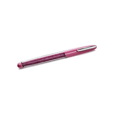 Crystalline Nova Rollerball Pen, 粉紅色, 鍍鉻 - Swarovski, 5717141
