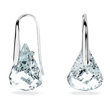 Lunar Drop-Ohrhänger, Blau, Rhodiniert - Swarovski, 5717560