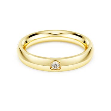 Anneau Eternity, Diamants créés en laboratoire 0,05 ct tw, Forme ronde, Or jaune 14 carats - Swarovski, 5718254