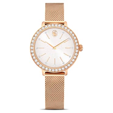 Certa นาฬิกา, สร้อยข้อมือโลหะ, โทนโรสโกลด์, เคลือบโทนสีโรสโกลด์ - Swarovski, 5721561