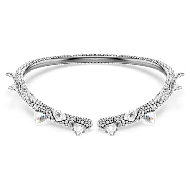 Sublima choker, White, Ruthenium plated - Swarovski, 5723286