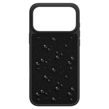 High 手機殼, 平底 Swarovski 水晶, iPhone® 17 Pro Max, 黑色 - Swarovski, 5731151
