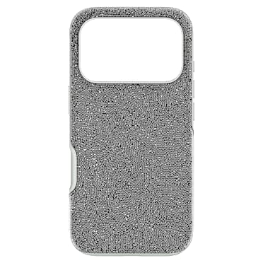 【新品】【未開封】スワロフスキーグリッター シルバー　iPhone17Pro High okostelefon tok, iPhone® 17 Pro, Ezüst tónusú | Swarovski
