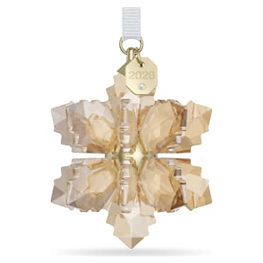 Annual Edition 3D Ornament Festive 2026, Goudkleurig - Swarovski, 5731942