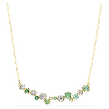 Constella 項鏈, 混合式切割, 綠色, 18K 金飾面 - Swarovski, 5732247
