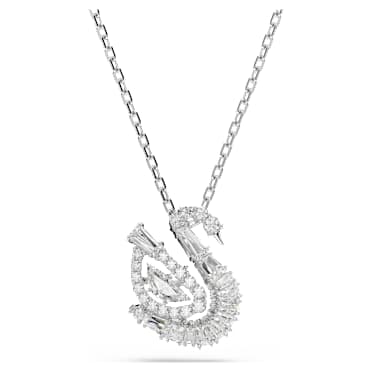 Swan 鏈墜, 混合式切割, 天鵝, 白色 - Swarovski, 5732412