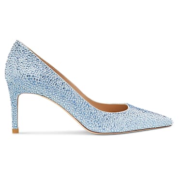 Sapatos pump STUART WEITZMAN Stuart Power Shine, Azuis - Swarovski, 5733430
