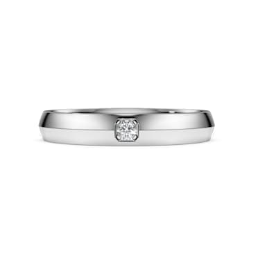 Eternity band ring, Lab-grown diamonds 0.05 ct tw, Round shape, 14K white gold - Swarovski, 5733720
