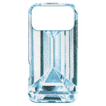 Custodia per smartphone High, Effetto cristallo, iPhone® 17 Pro Max, Blu - Swarovski, 5737056