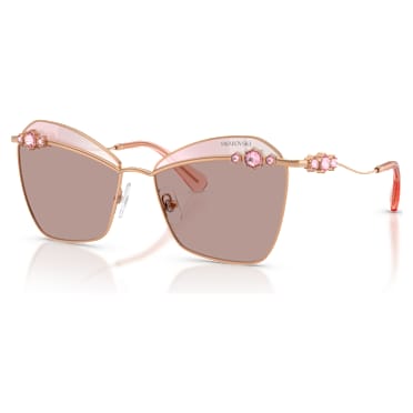 แว่นกันแดด, ทรงเหลี่ยม, SK7040, ชมพู - Swarovski, 5738132