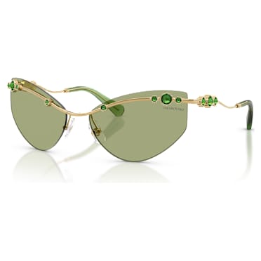แว่นกันแดด, ทรงตาแมว, SK7039, โทนสีทอง - Swarovski, 5738134