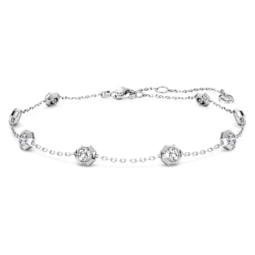 Octagon ブレスレット, ラボラトリー・グロウン・ダイヤモンド 0.8 ct tw, ラウンドシェイプ, スターリングシルバー - Swarovski, 5744540