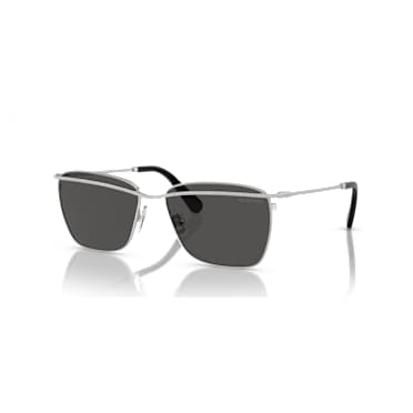Zonnebril, Vierkante vorm, SK7006, Zilverkleurig - Swarovski, 5746291