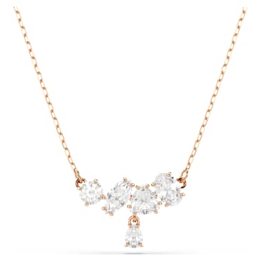 Mesmera 네크리스, 믹스 컷, 화이트, 18K 로즈 골드 피니시 - Swarovski, 5747996