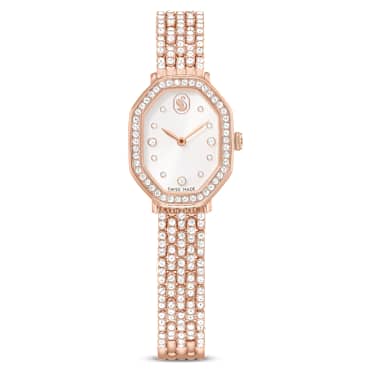 Dextera octagon 워치, 스위스 메이드, 메탈 브레이슬릿, 로즈골드 톤, 로즈 골드 톤 피니시 - Swarovski, 5749449