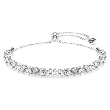 Pulsera Dextera, Talla redonda, Blanca, Acero inoxidable - Swarovski, 5750171