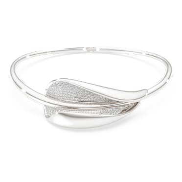 Swarovski Classica 頸鍊, 匠心之作、圓形切割, 白色, 銀 - Swarovski, 5751253