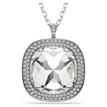 Una Angelic Anhänger und Brosche, Kissenschliff, Weiß, Metall-Mix - Swarovski, 5751324