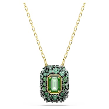 Sublima Kolye, Sekizgen kesim, Yeşil, 18k altın rengi yüzey - Swarovski, 5752884