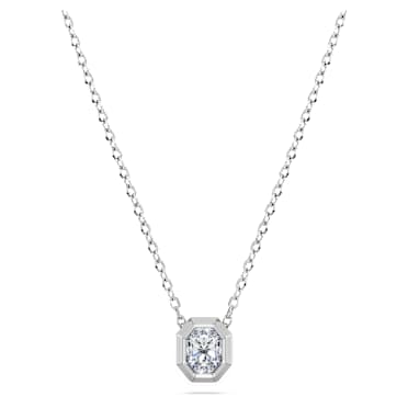 Octagon hanger, Laboratorium-diamanten 0,25 ct tw, Octagon-vorm, Sterling zilver - Swarovski, 5752911